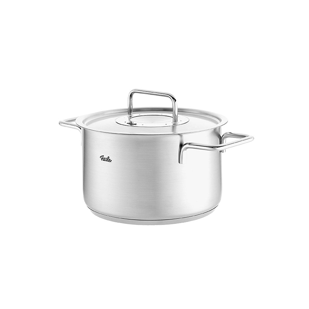 Olla con tapa de acero inoxidable Pure Fissler-