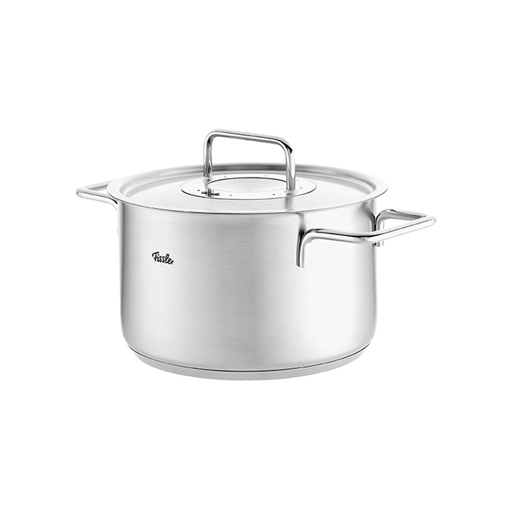 Olla con tapa de acero inoxidable Pure Fissler-