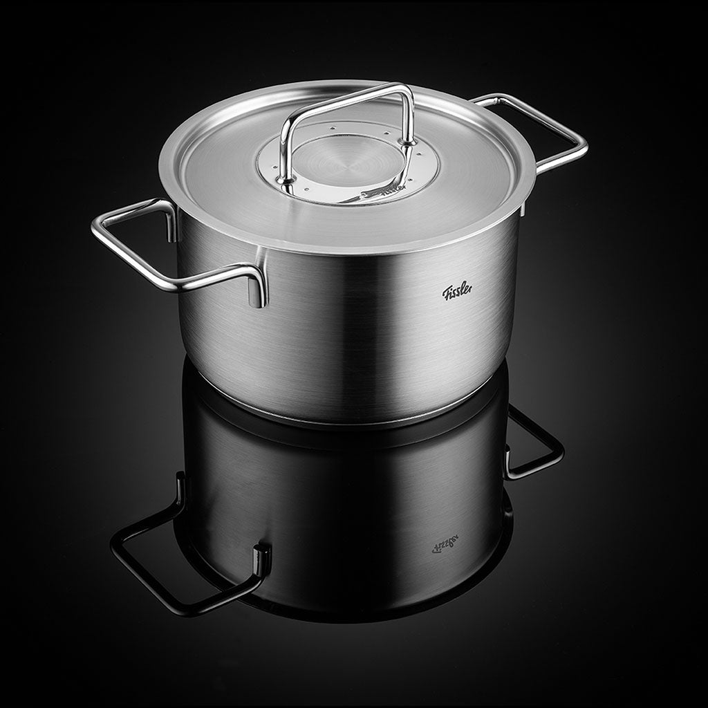 Pure Fissler Edelstahltopf mit Deckel