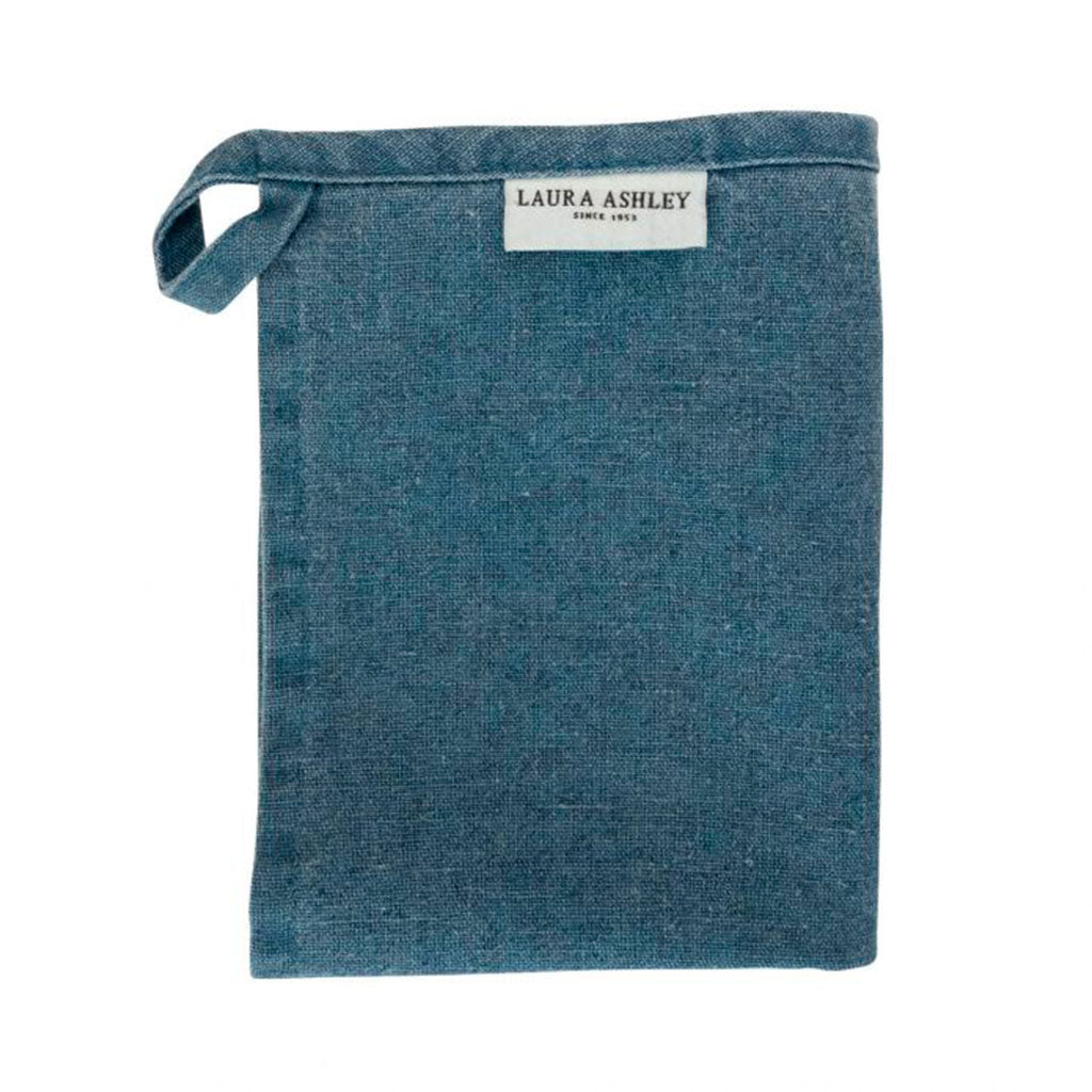 Paño de cocina Linen Collection de Laura Ashley-Azul floreado-LAU183162