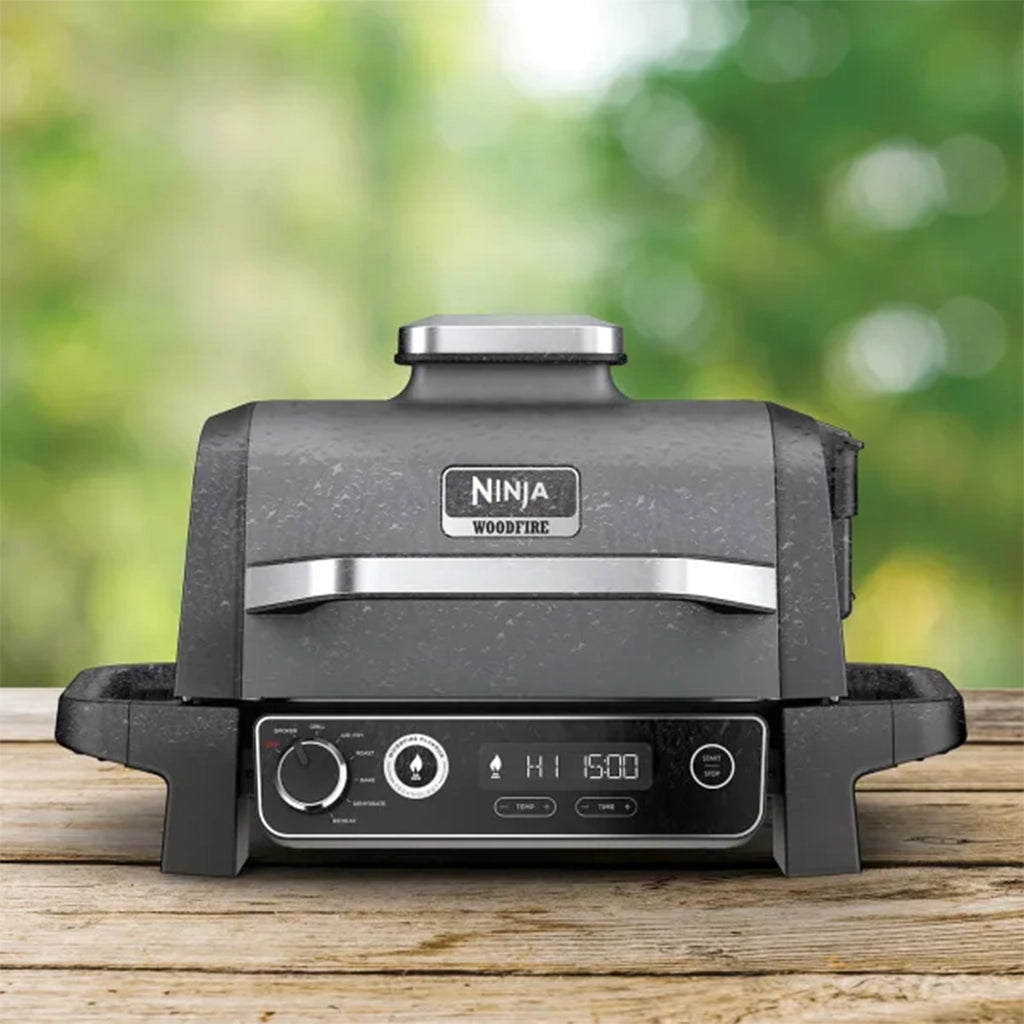 Parrilla eléctrica de exterior con ahumador y freidora de aire Ninja®-NINOG701EU