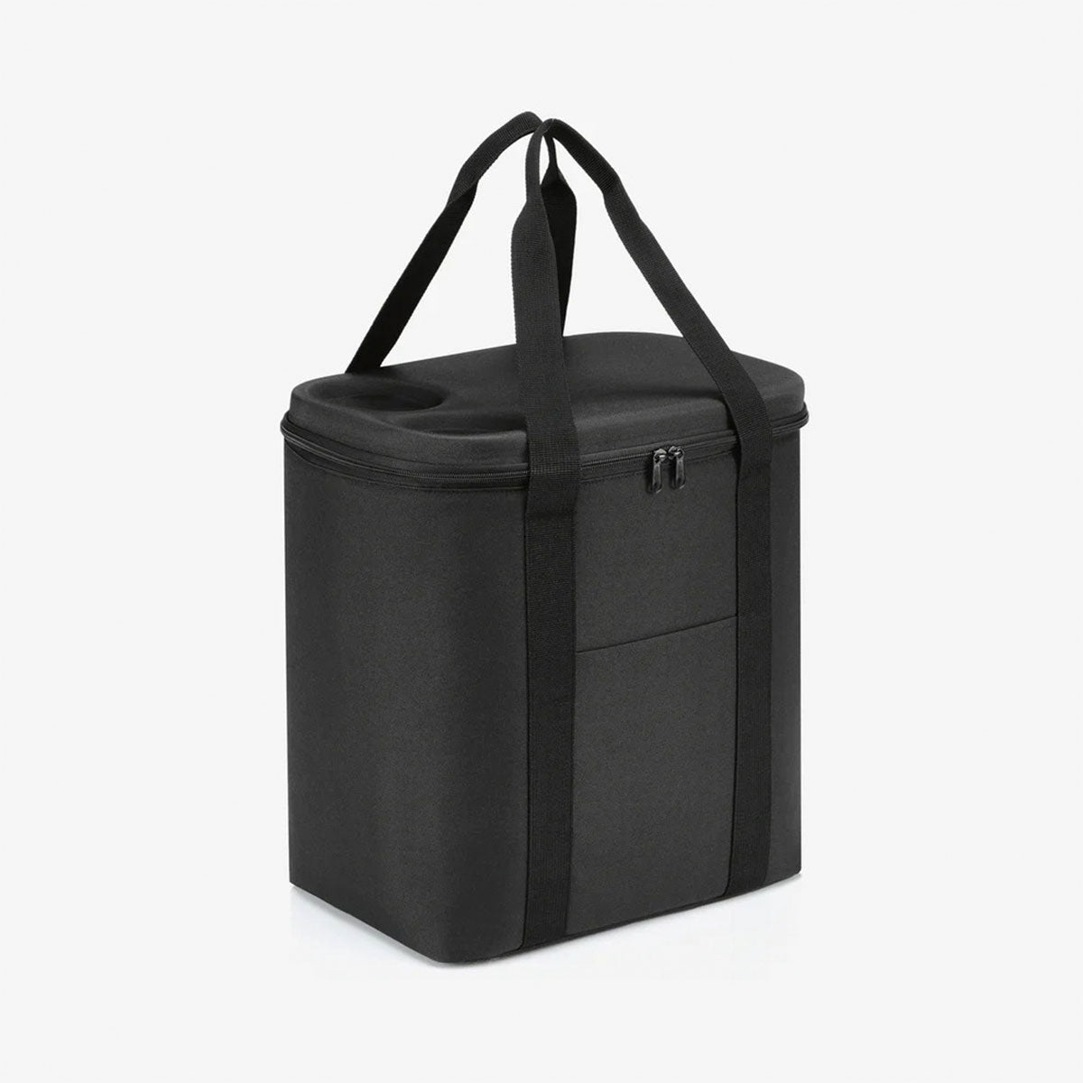 AmHoo Lonchera aislada, mochila enfriadora, impermeable, a prueba de fugas, bolsa de almuerzo para hombres y mujeres, senderismo, playa, picnic, viaje, con cremallera YKK más fuerte, patrón de flores negras
