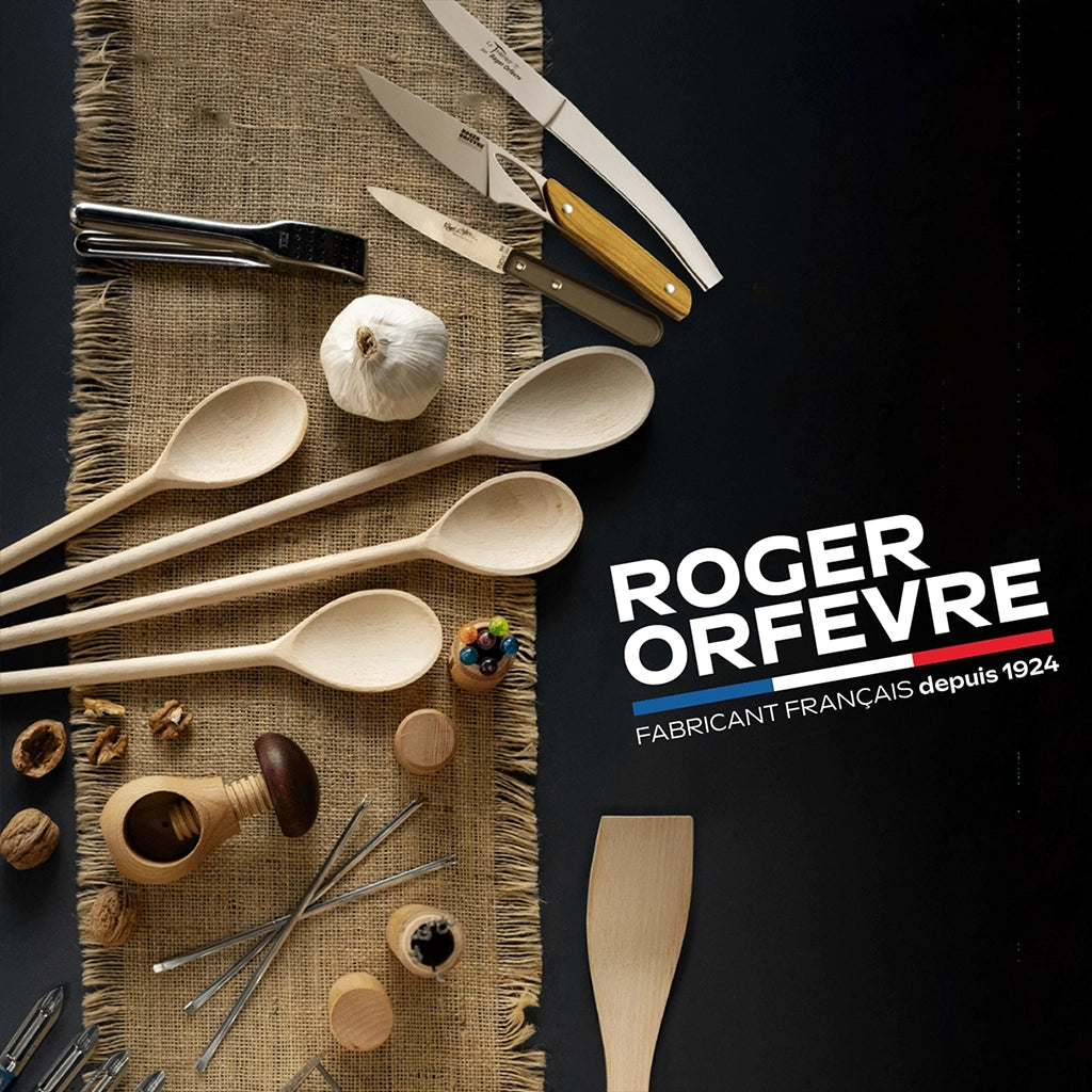 Cuchillo de cocina mango de madera de olivo Roger Orfevre-