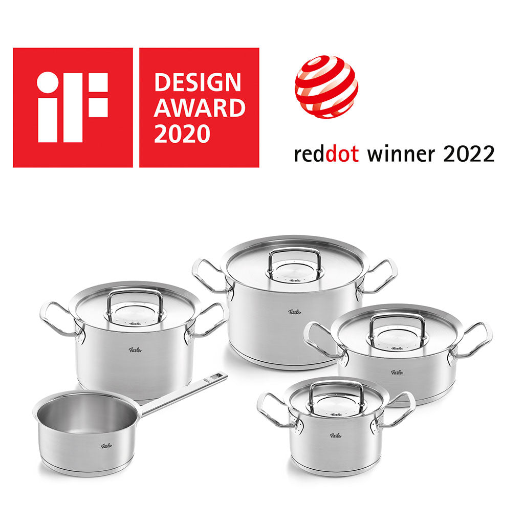 Casseruola Rotonda Con Coperchio A Cupola Alta Original Profi Collection Di Fissler Casseruola Rotonda Con Coperchio A Cupola Alta Original Profi Collection Di Fissler