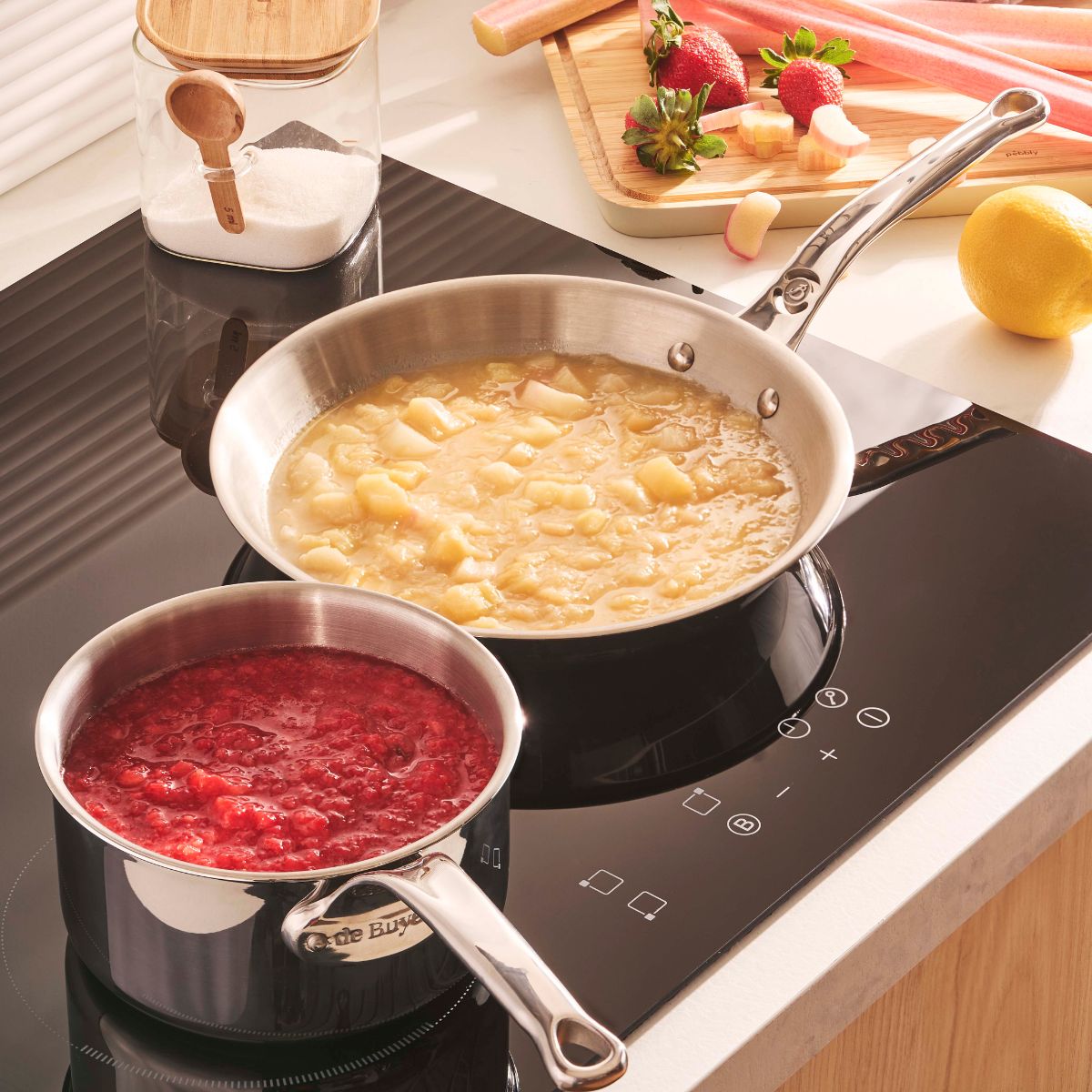 De Buyer Affinity 5-ply Stainless Steel Frying Pan - Claudia&Julia