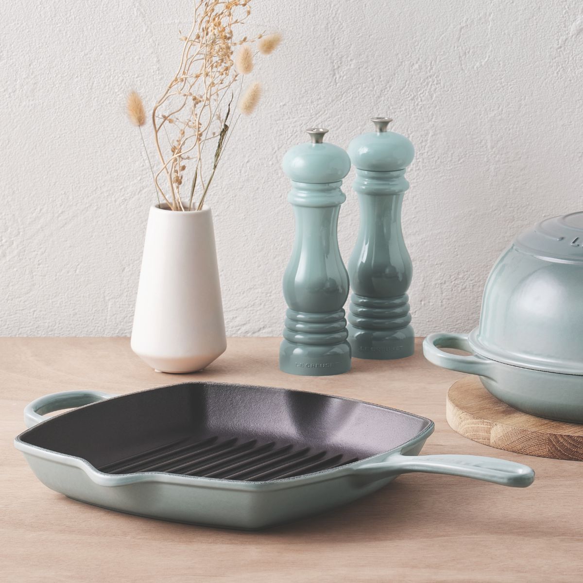 Le Creuset Square Skillet Grill Pan - Claudia&Julia