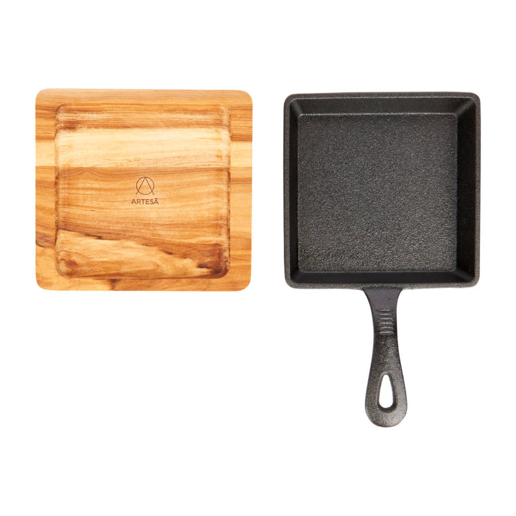 Sartén de hierro fundido con tabla para servir Artesà de KitchenCraft-KITARTFRY23