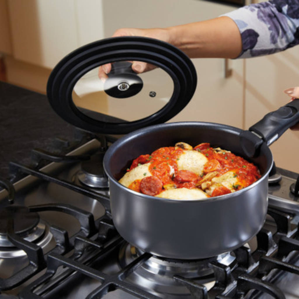 KitchenCraft MasterClass-Deckel für Töpfe und Pfannen von 16 bis 20 cm
