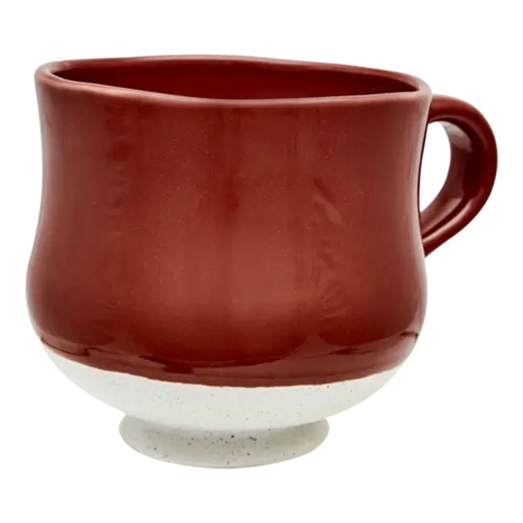 Taza cerámica tipo capuccino Leo de Affari of Sweden-Rojo-AFF08135507