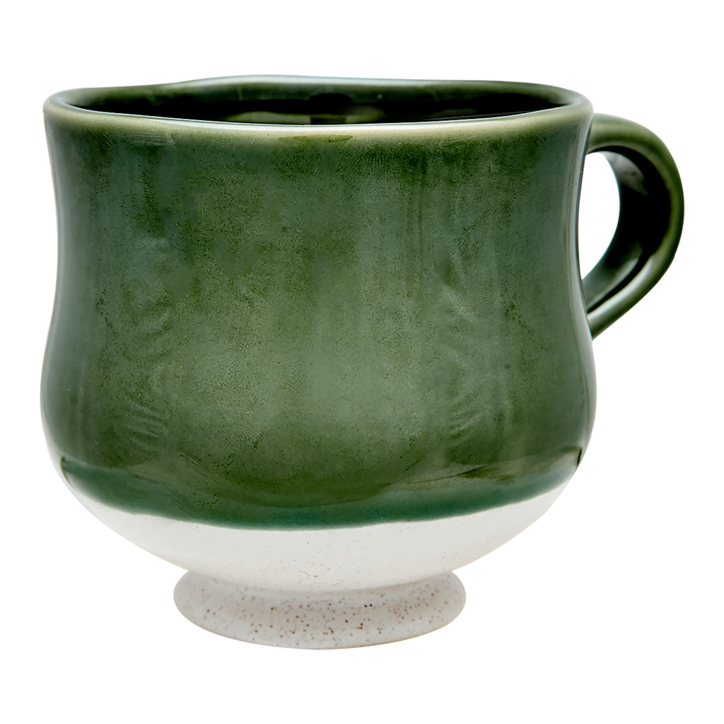 Taza cerámica tipo capuccino Leo de Affari of Sweden-Verde-AFF08135505