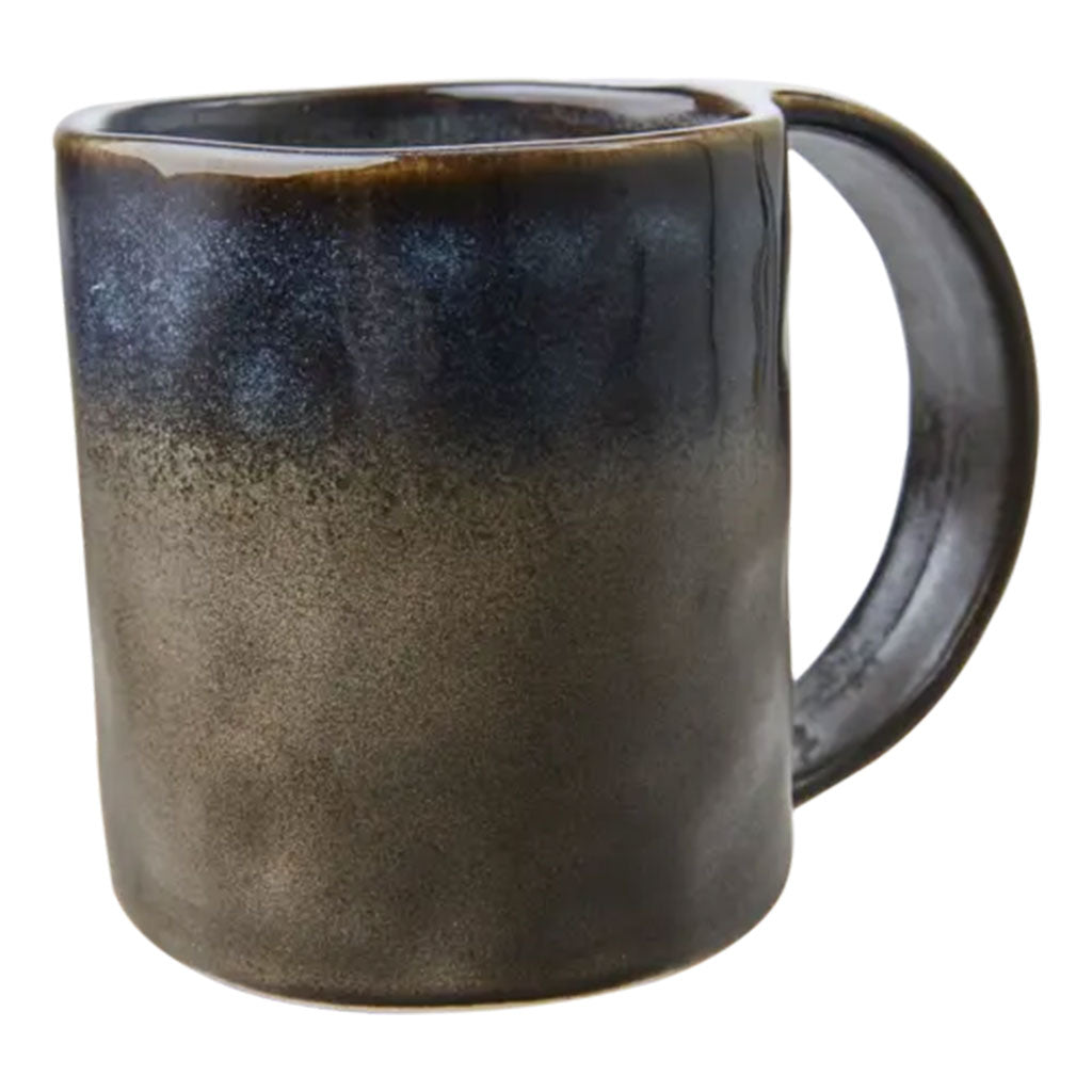 Taza cerámica tipo mug Svea de Affari of Sweden-Marrón/Azul-AFF08161665