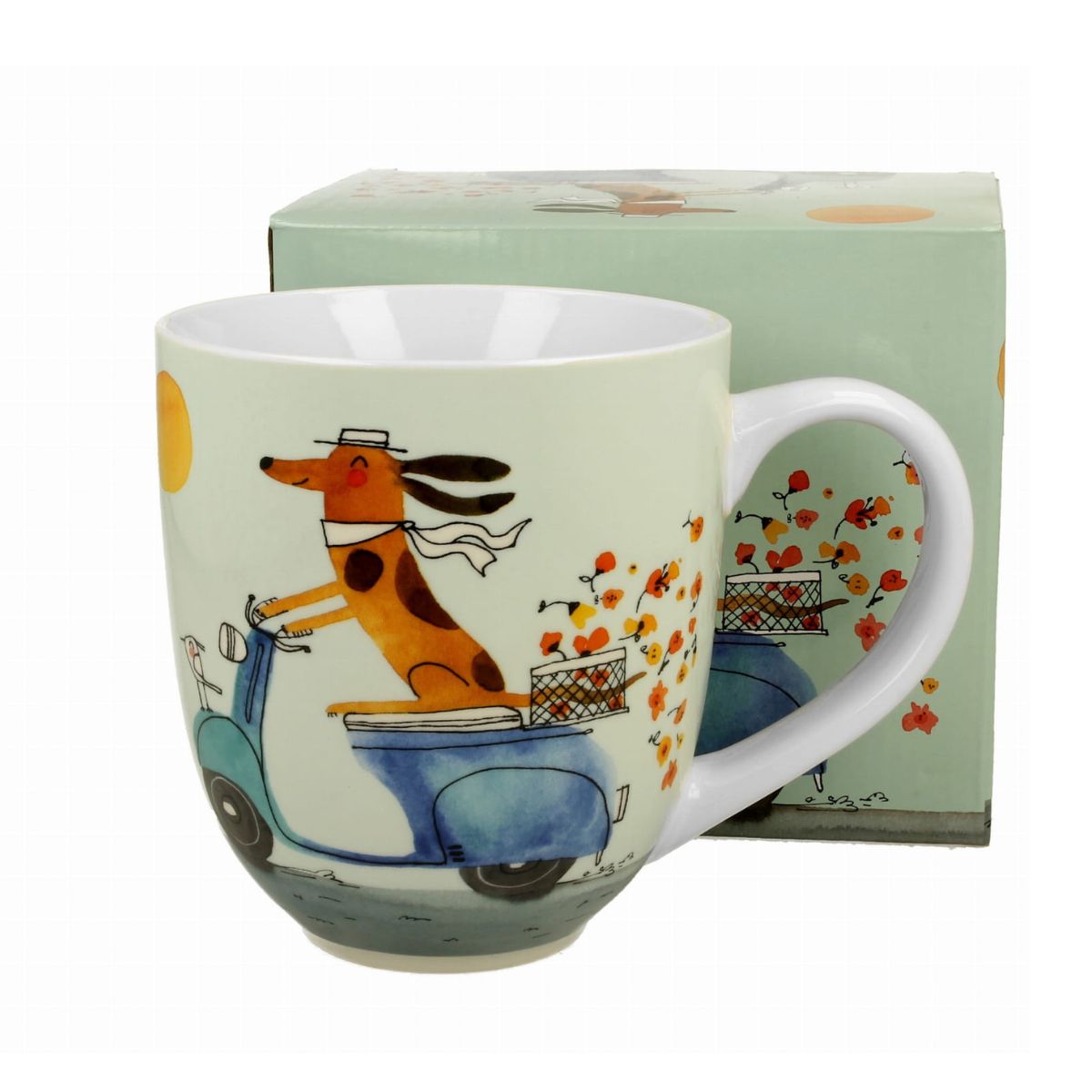 Tasse Mug XXL Duo aus Porzellan