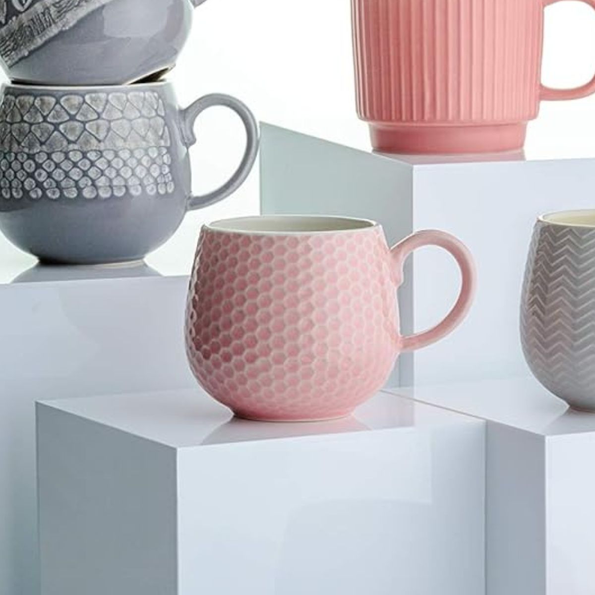 Tasse aus Steingut Honeycomb Mason Cash
