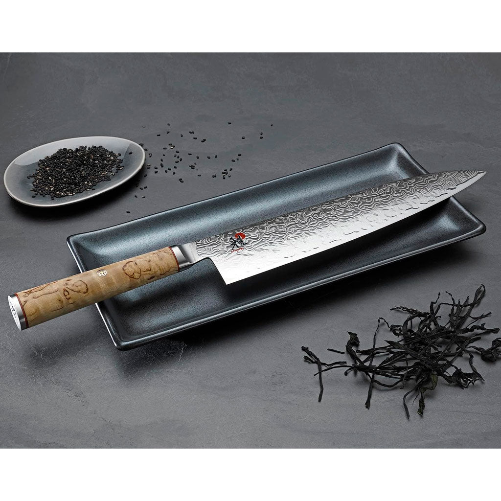 Cuchillos japoneses Miyabi de acero damasco-