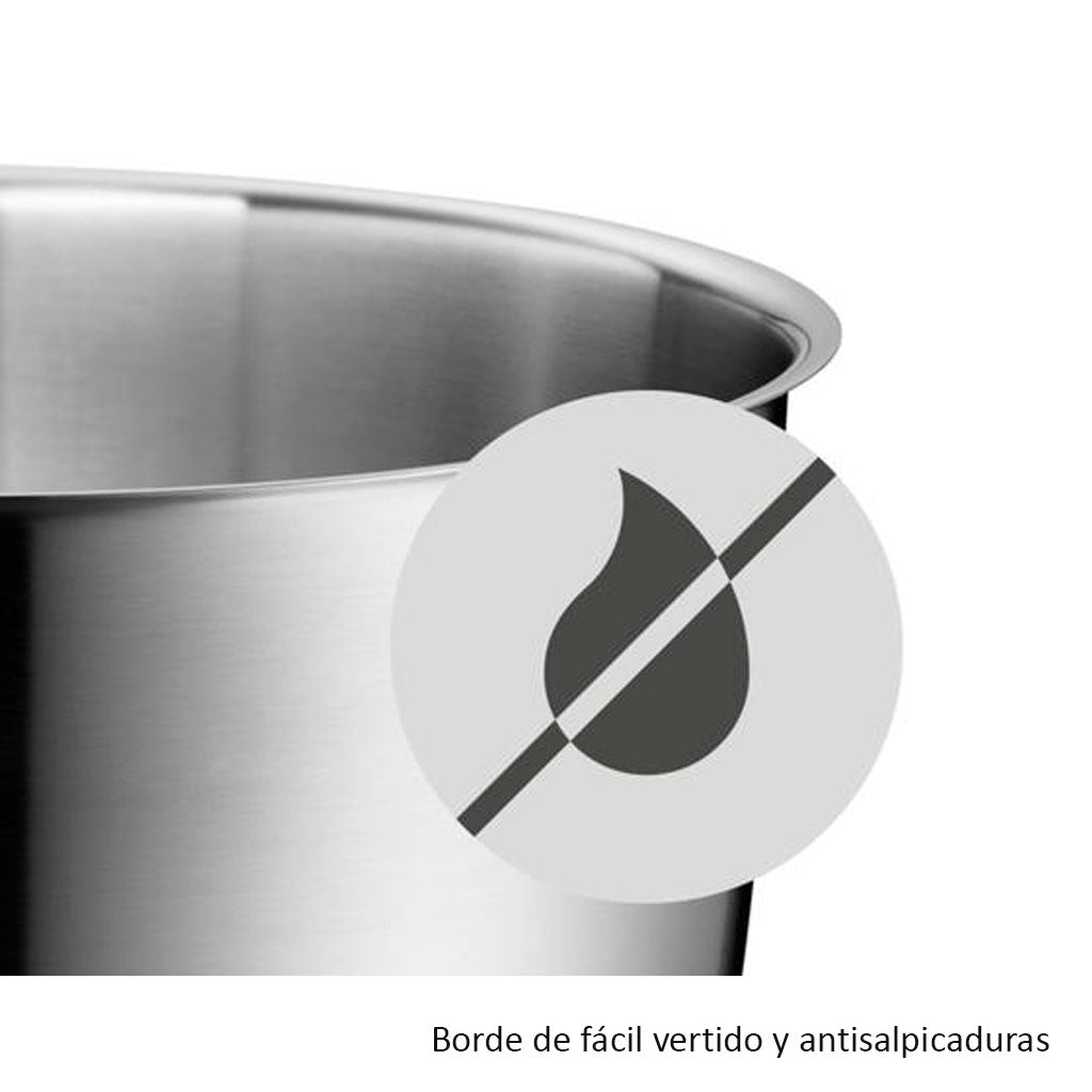 Olla Baja WMF Premium One de Acero Inoxidable Pulido, 20 cm – Shopavia