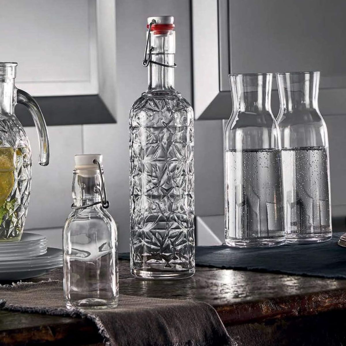 Glasflasche mit Bügelverschluss Oriente Bormioli Rocco