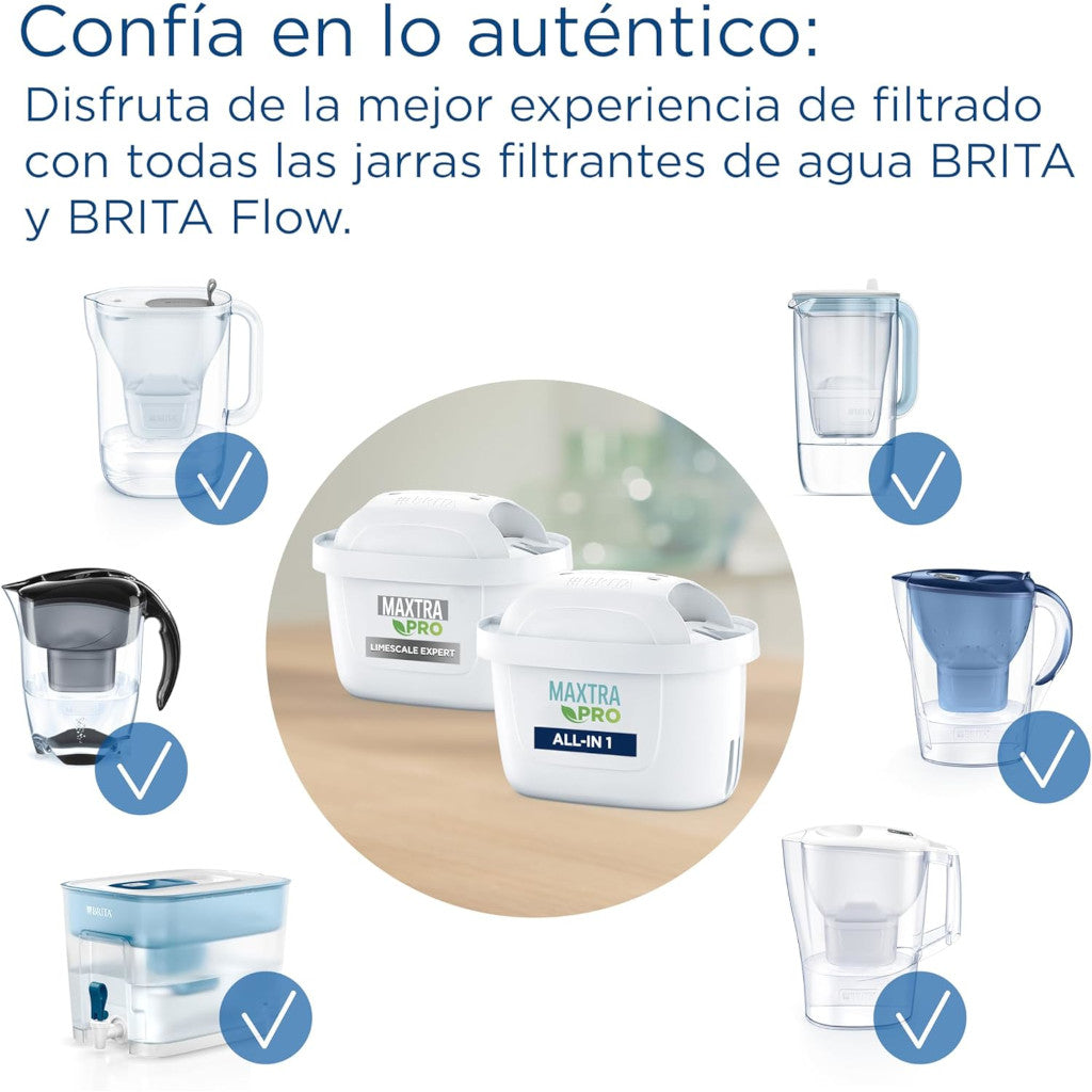 Pack Depósito de agua Flow + filtro Maxtra Pro Brita · Brita · El