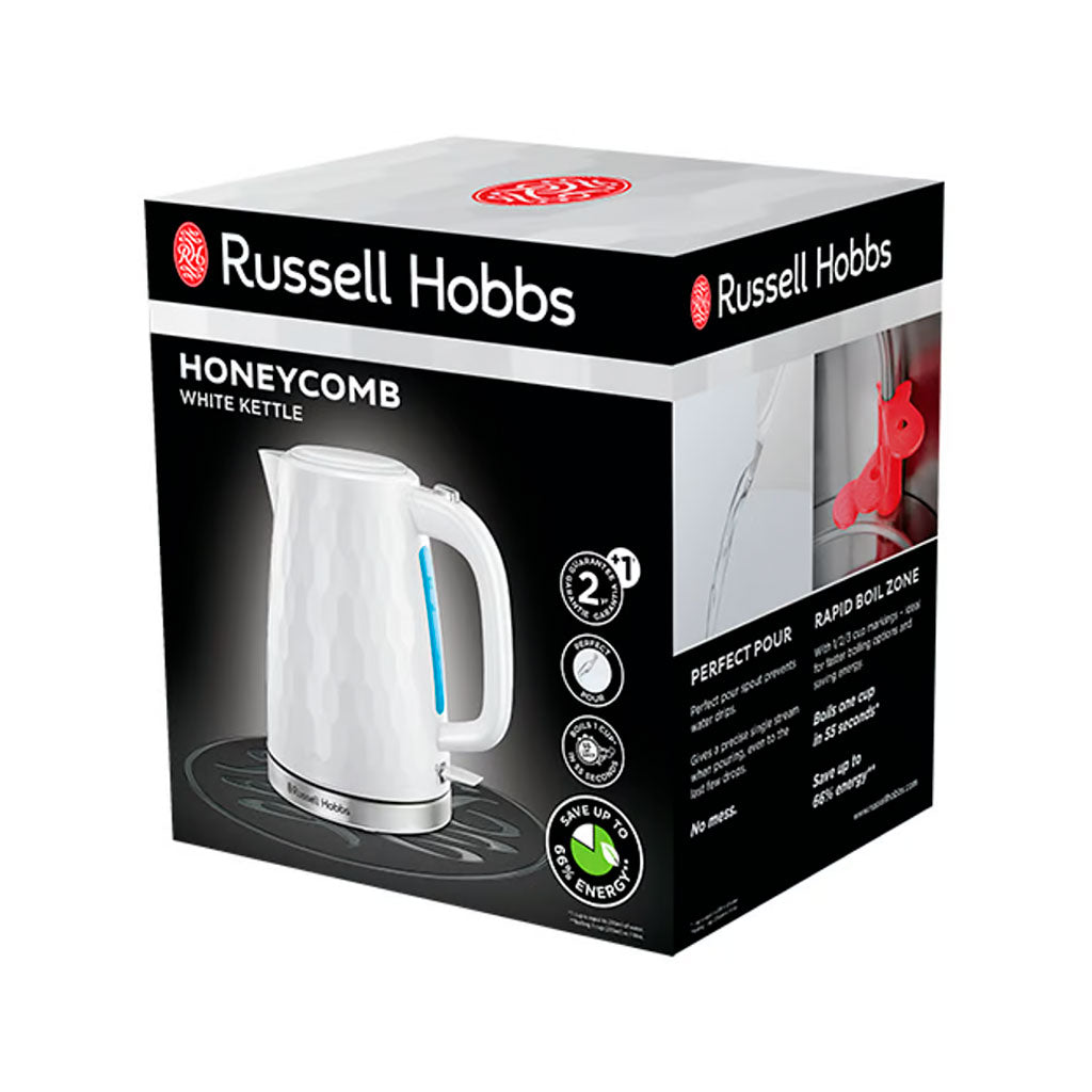 Hervidor Honeycomb blanco de Russell Hobbs-RUS2605070