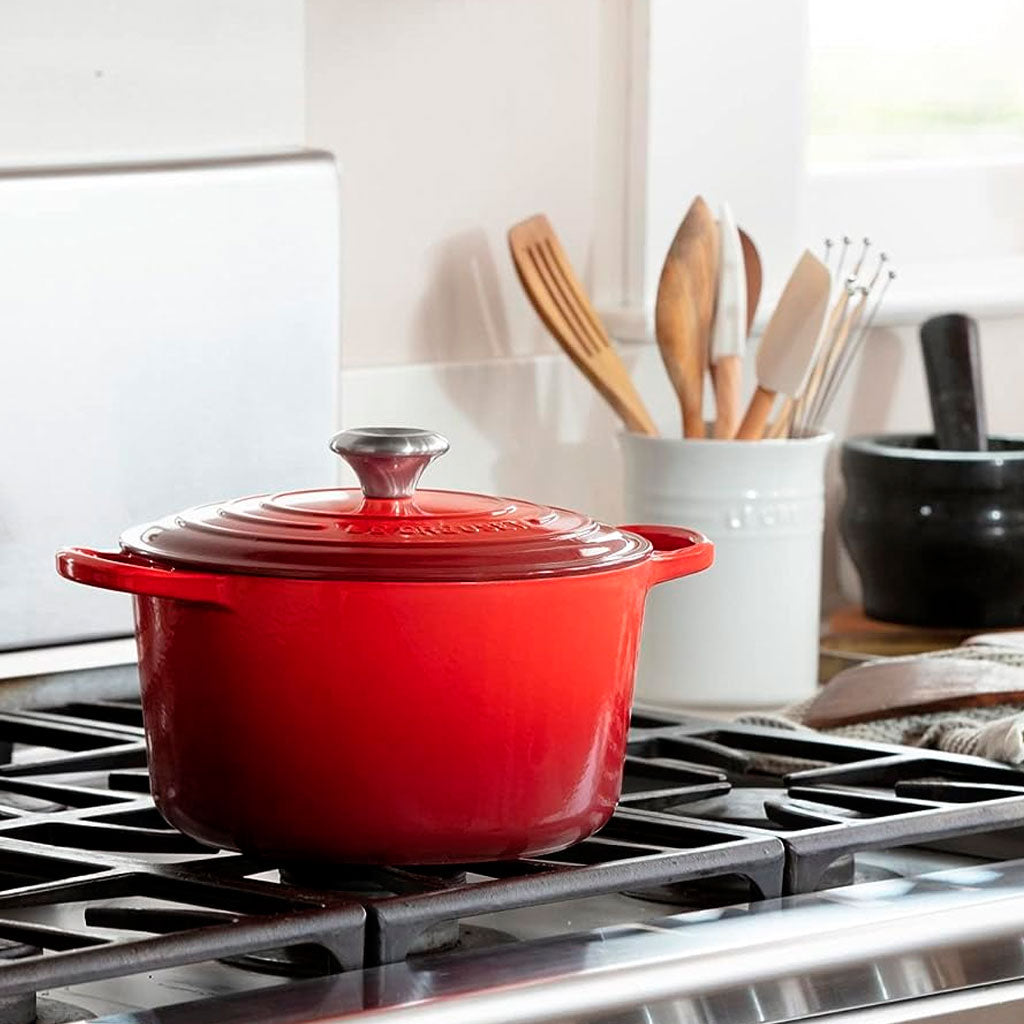 Cocotte Le Creuset Cocotte Ronde Evolution en Fonte 24 cm Blanc Cocotte Le Creuset Cocotte Ronde Evolution en Fonte 24 cm Blanc