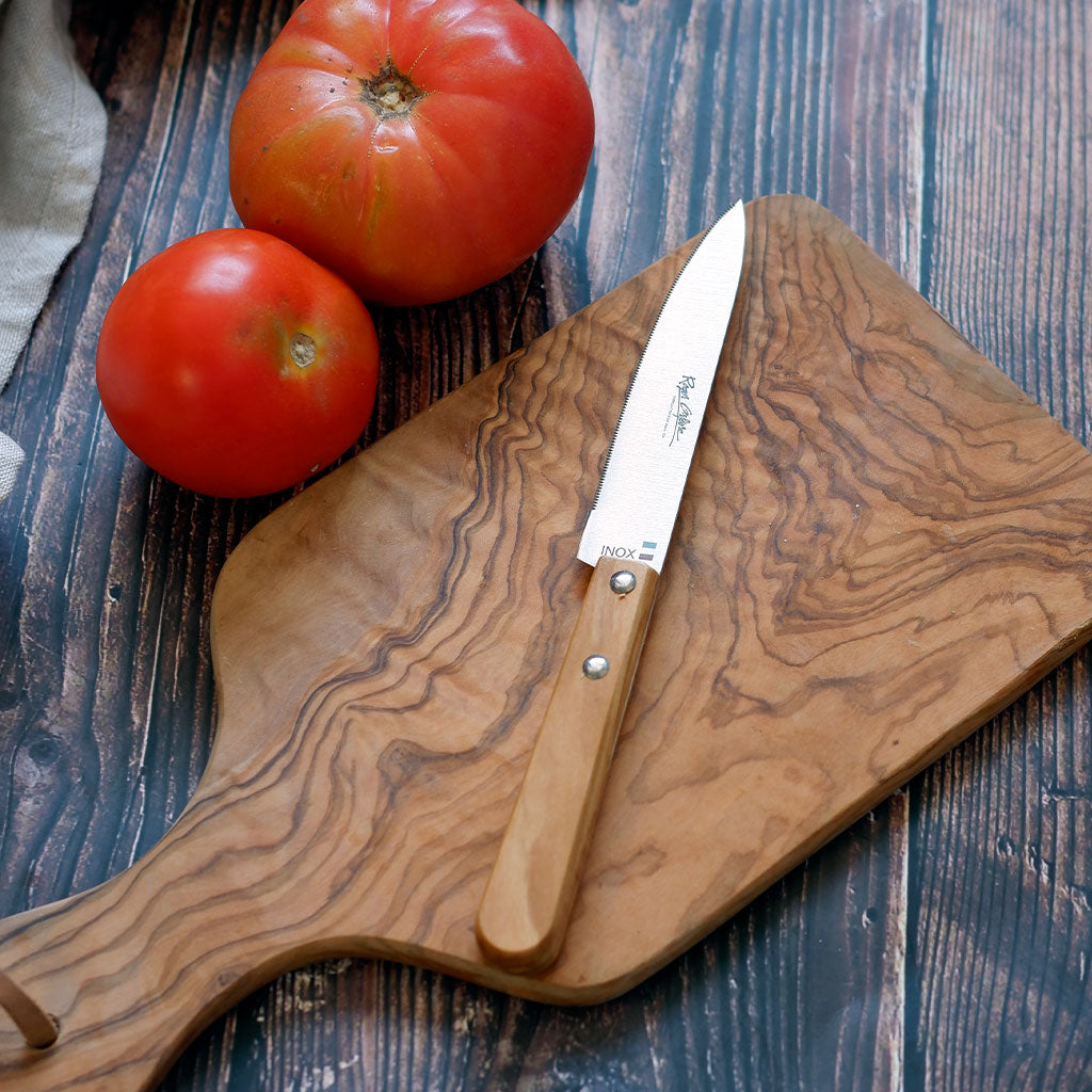 Cuchillo de cocina mango de madera de olivo Roger Orfevre-