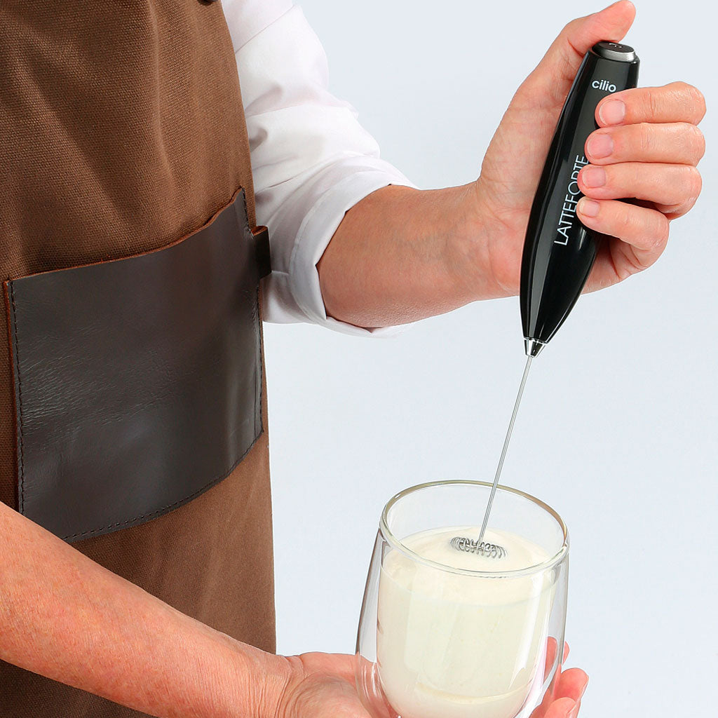 Batidor espumador para leche Cilio (con soporte)-