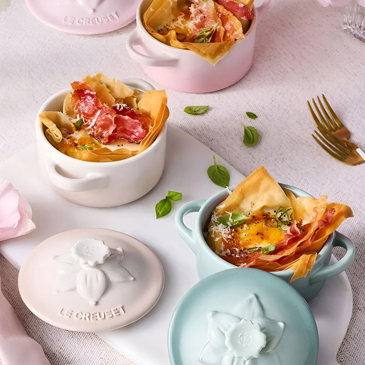 Le Creuset Garten Mini-Cocotte aus Keramik