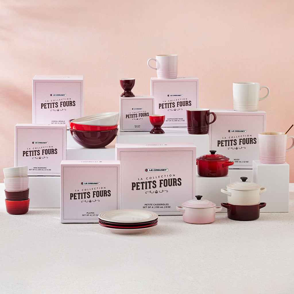 Set de 4 platos cerámicos Petit Fours Le Creuset - Claudia&Julia
