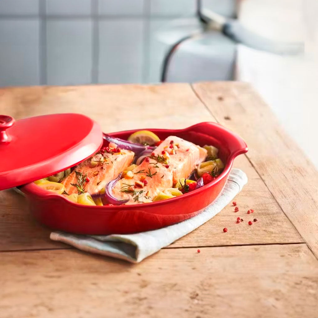 Baked Fish En Papillote Mediterranean Style (Mediterranean large