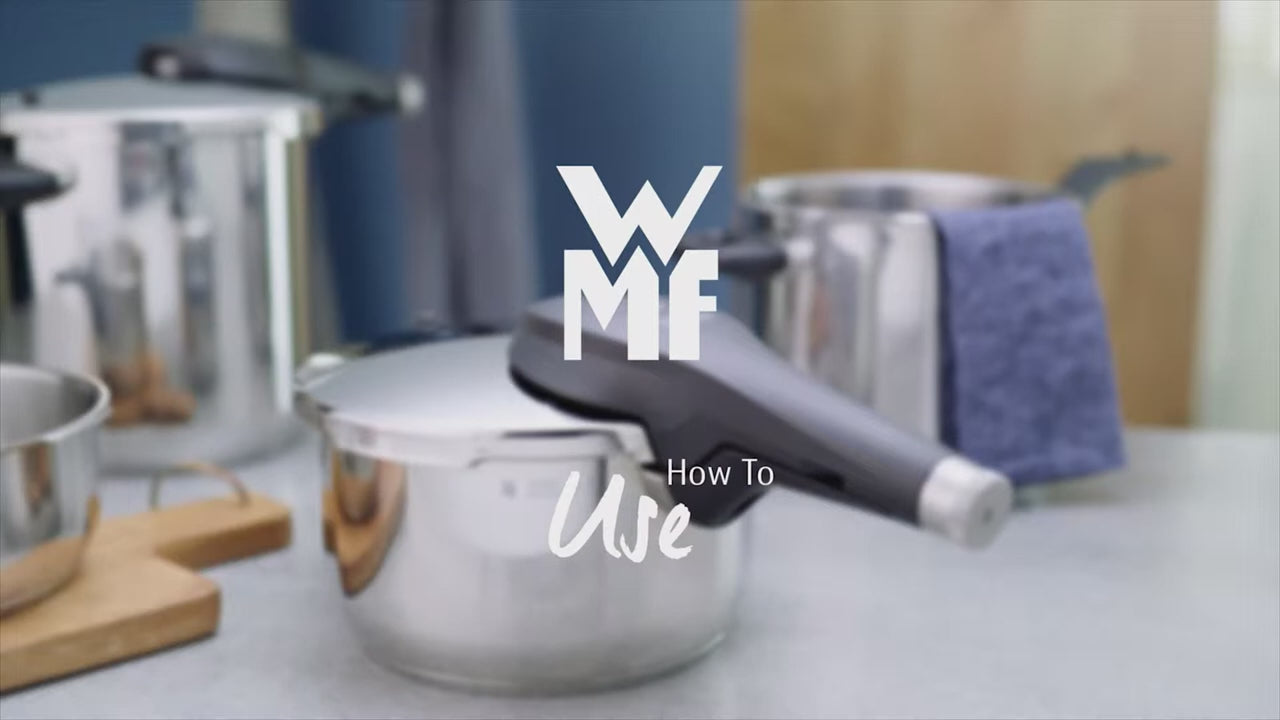 WMF Perfect Premium - Olla a presión de 6,5 L, juego de 2 niveles de  cocción con una sola mano, regulador de presión pulido y 3,0 l con juego de