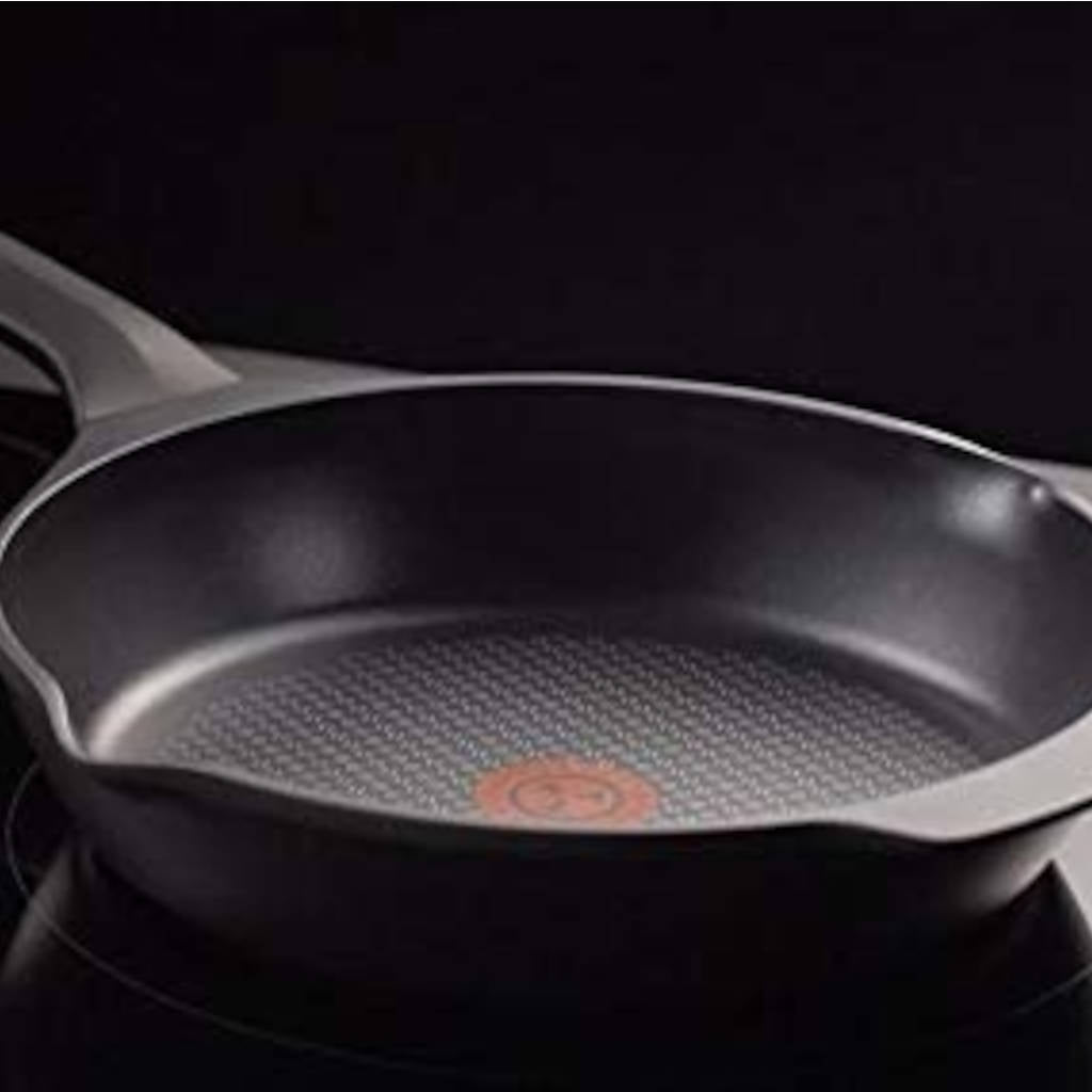 Tefal Aroma Wok 28 cm Cast Aluminium Black - Suitable for All Heat Sources  Including Induction
