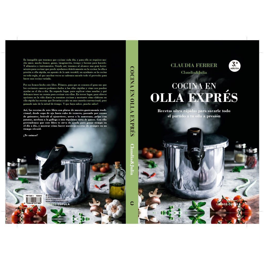Libro "Cocina en olla exprés", por Claudia Ferrer (¡3era edición!)-LIB978844802788