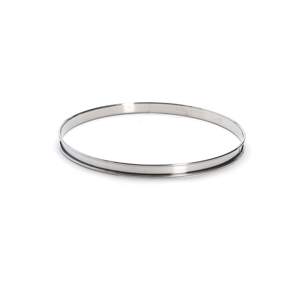Molde Para Tarta De Buyer - Aro De Acero Inoxidable Con Borde Alto 2 Cm, Diámetro 10 Cm