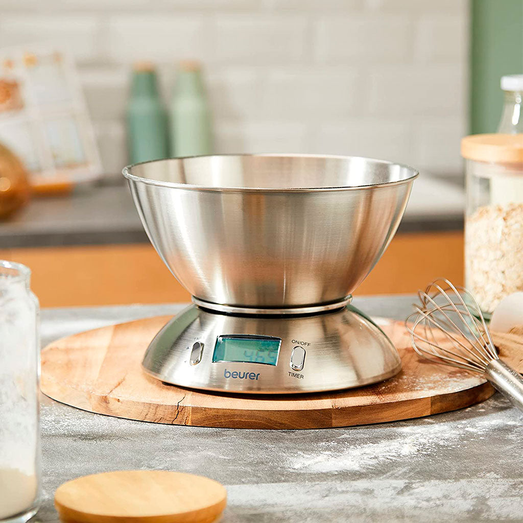 Balanzas Digitales Pesa De Cocina Con Bowl Pesar Alimentos Balanza