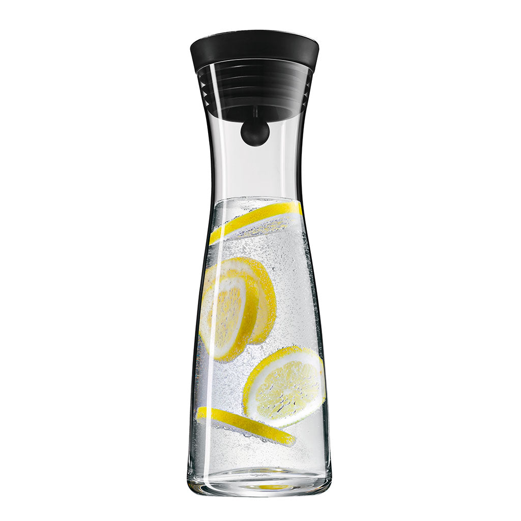 ▷ Chollo Botella jarra de agua de cristal WMF de 1 litro con tapa