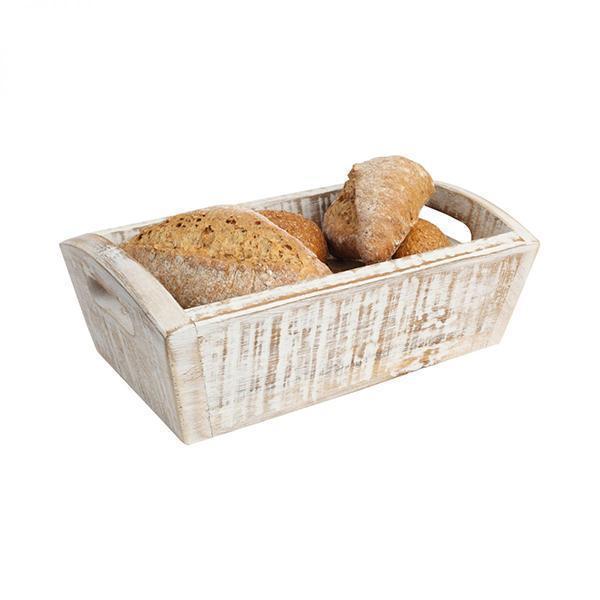 Caja para pan de madera Nordic blanca T&G - Claudia&Julia
