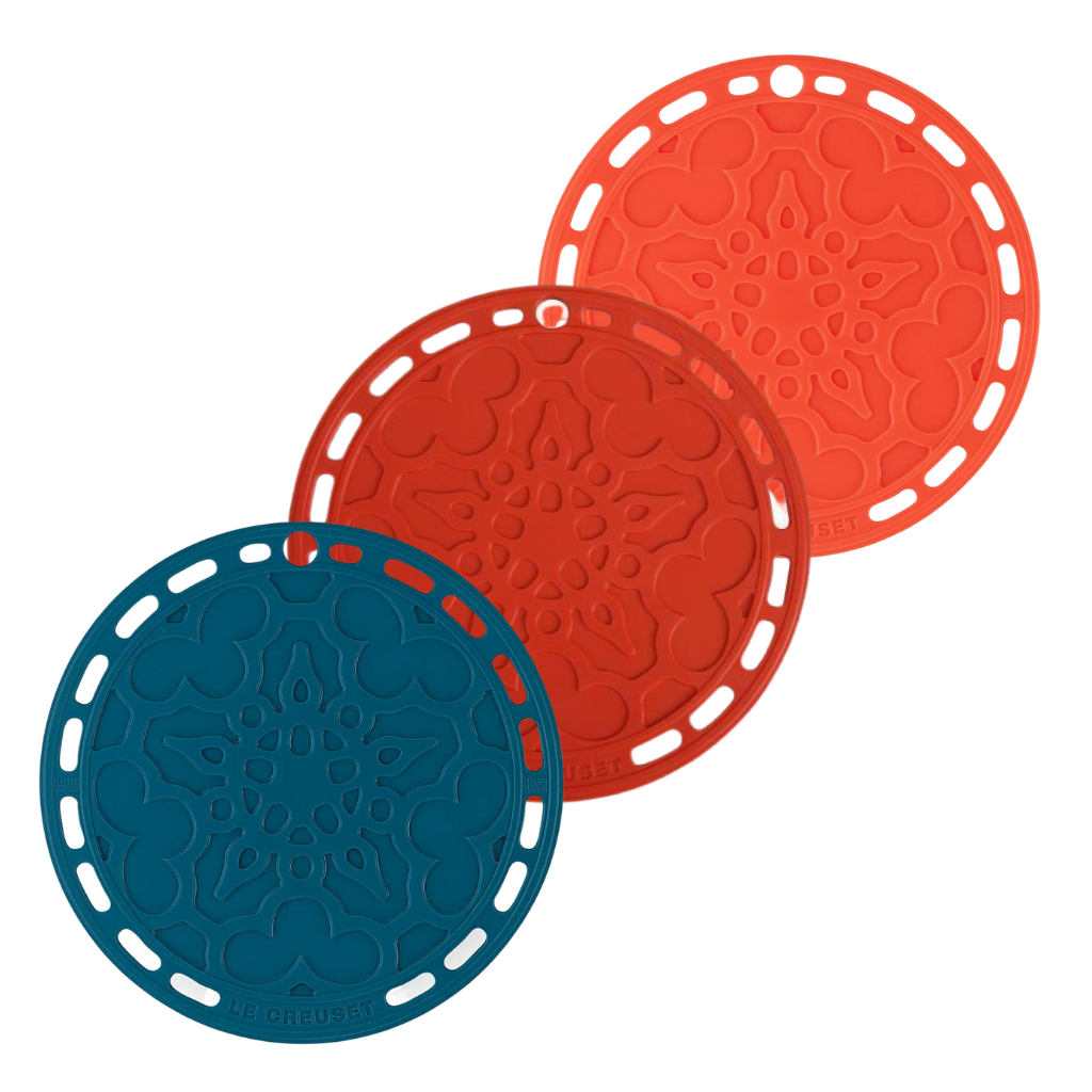 6PCS Salvamanteles De Silicona Antideslizantes Para Ollas Con Guantes 6PCS Salvamanteles De Silicona Antideslizantes Para Ollas Con Guantes