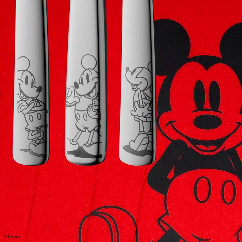 Cubiertos Infantiles con vajilla WMF Mickey Mouse, Grabados y  personalizados : : Hogar y cocina