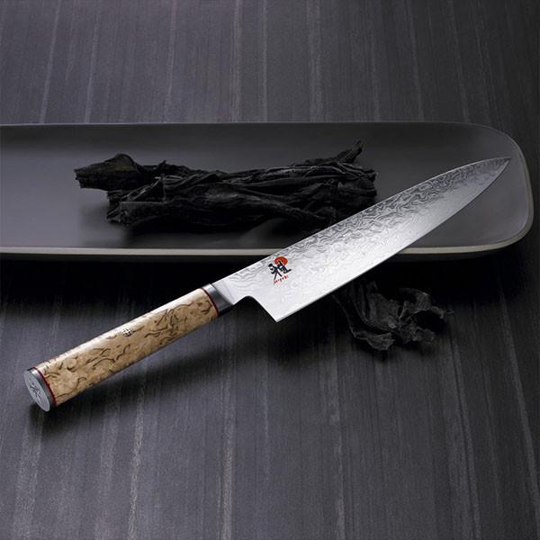 Cuchillo de Chef Santoku Keemake. Martillado. Acero Japonés de 5 capas -  Cuchillos Importados