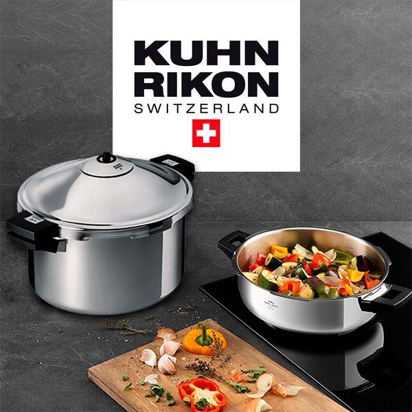  Kuhn Rikon Olla a presión Duromatic Comfort de 4 L, 8.66,  color plateado : Hogar y Cocina