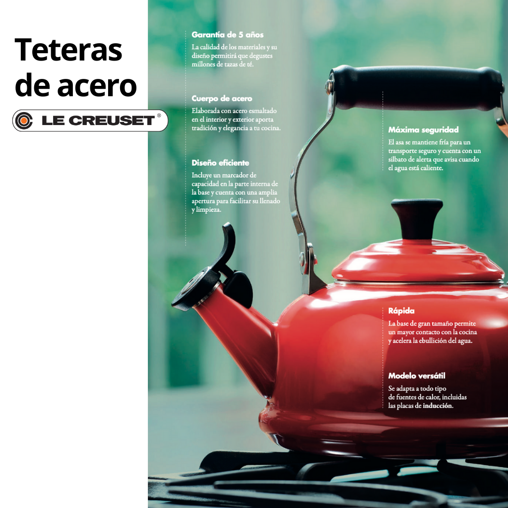 Tetera Tea Time Le Creuset 1,3L-