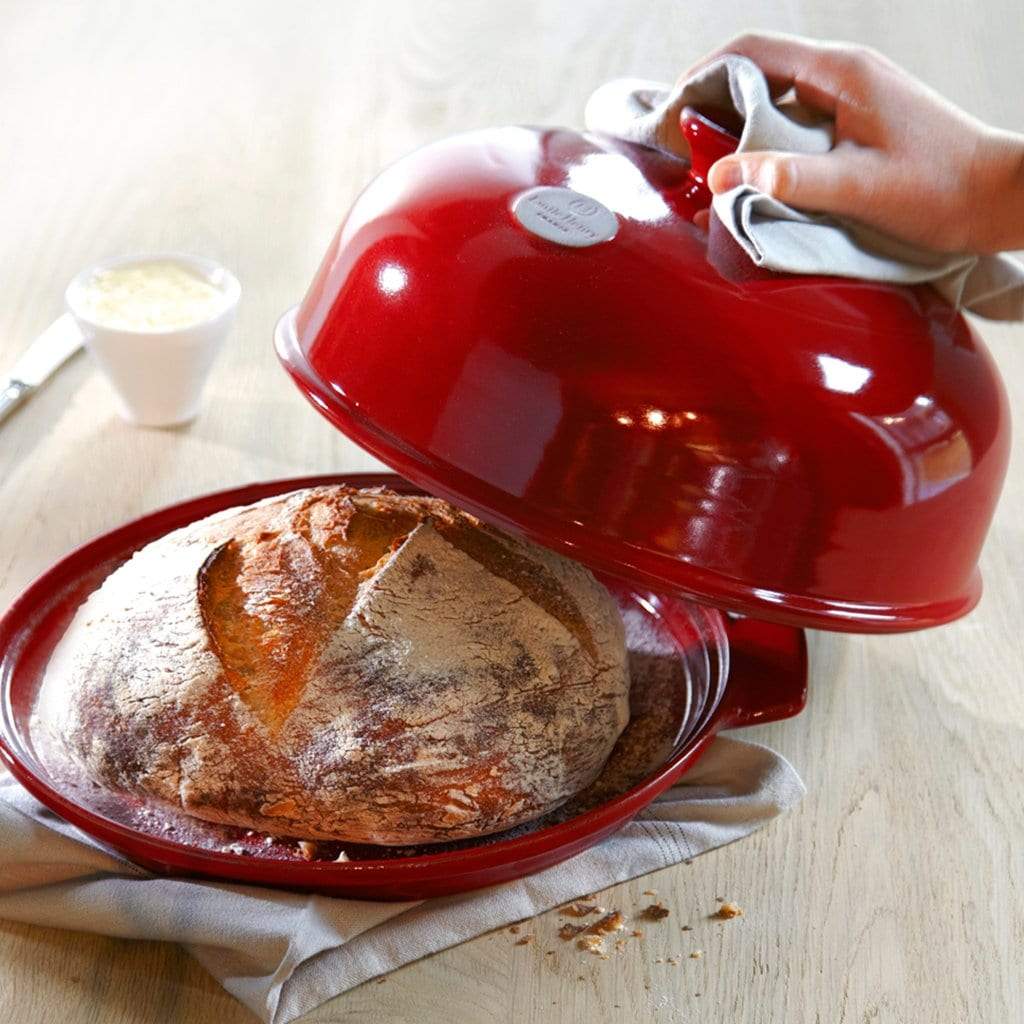 HAWOK Forno Per Pane In Ghisa Con Coperchio A Cloche – Diametro 25 Cm, Teglia Per Lievito Naturale, Pre-stagionata, Nero