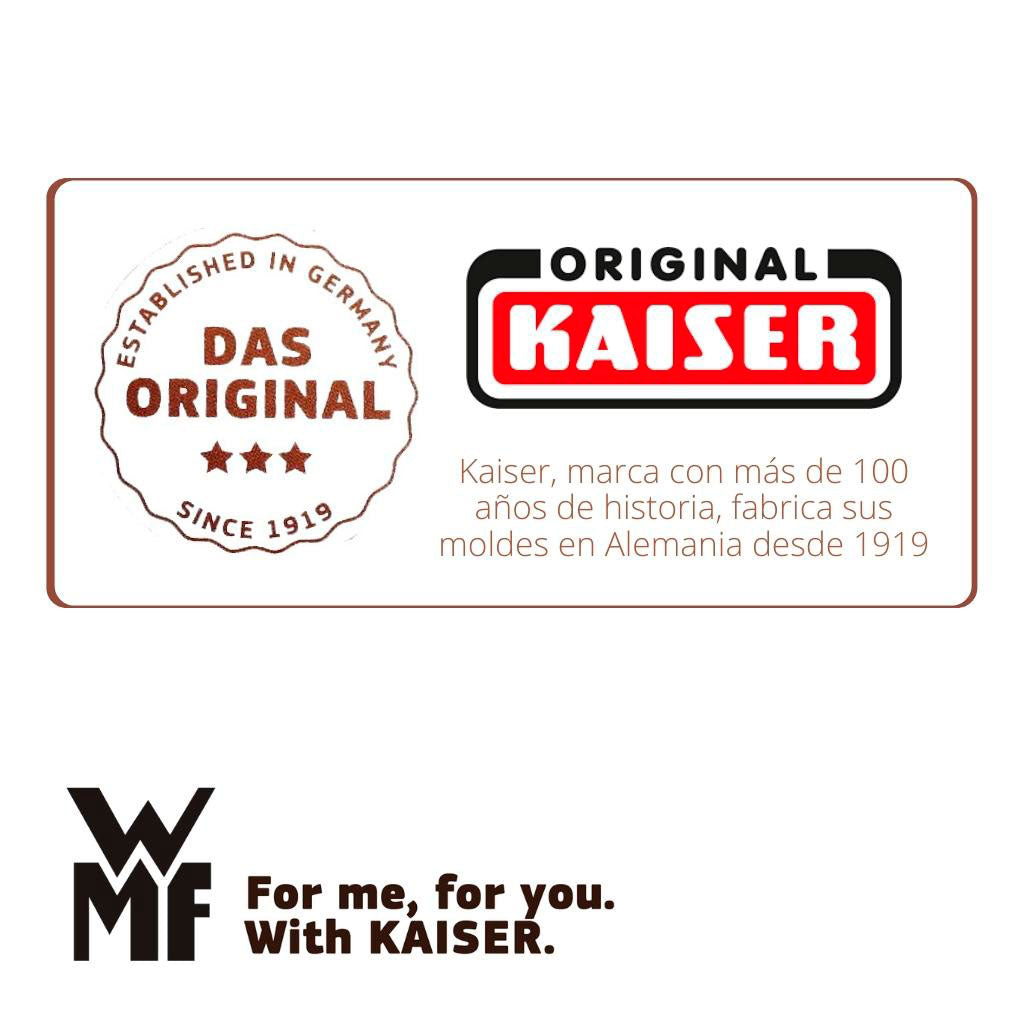 Molde de magdalenas y muffins Kaiser WMF (+pack 60 papeles gratis)-WMF2300754673
