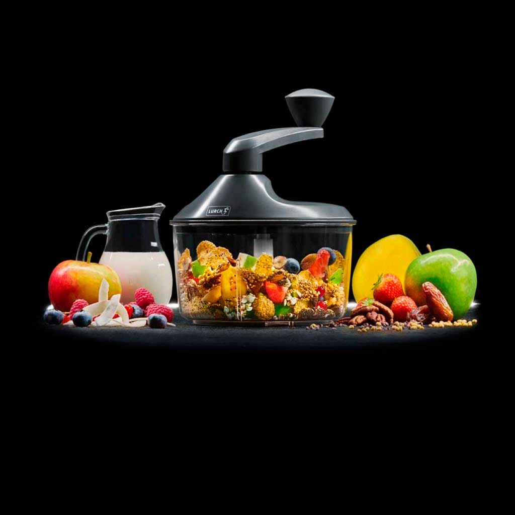 Lurch 10098 Pelapatate Super In Acciaio Inox - Ideale Per Frutta E Verdura Con Buccia Dura (Pomodori, Kiwi, Peperoni) - Ergonomico E Lavabile In Lavastoviglie