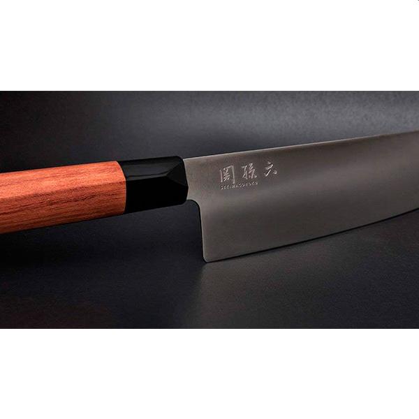 Cuchillo pelador japonés Seki Magoroku 10cm -serie Red Wood de Kai.