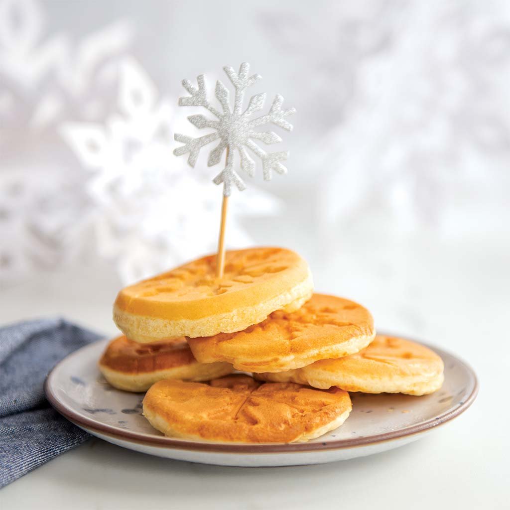 Nordic Ware Falling Snowflake Nonstick 7c Pancake Pan - World Market