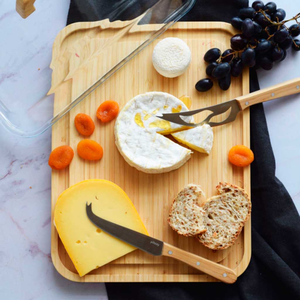 Point-Virgule quesera cristal, queseras con tapa de cristal para tabla de  quesos, redonda, 30cm : : Hogar y cocina