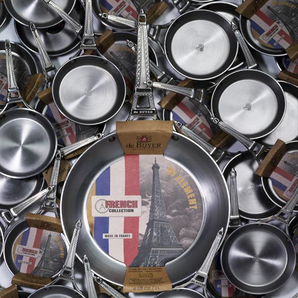 Sartén hierro mineral B De Buyer French Collection 24 cm - Claudia&Julia