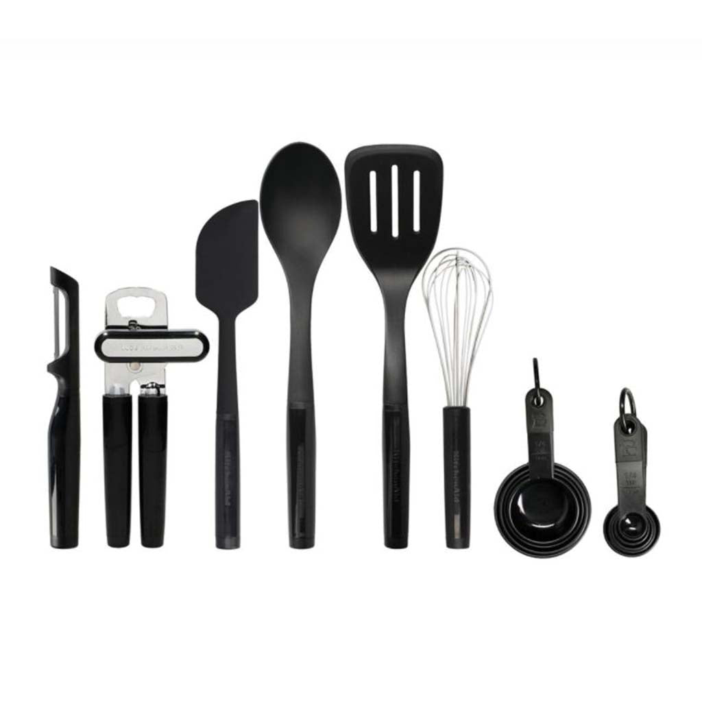 Set di utensili da cucina antiaderenti in silicone, 11 pezzi | Leroy Merlin Set di utensili da cucina antiaderenti in silicone, 11 pezzi | Leroy Merlin