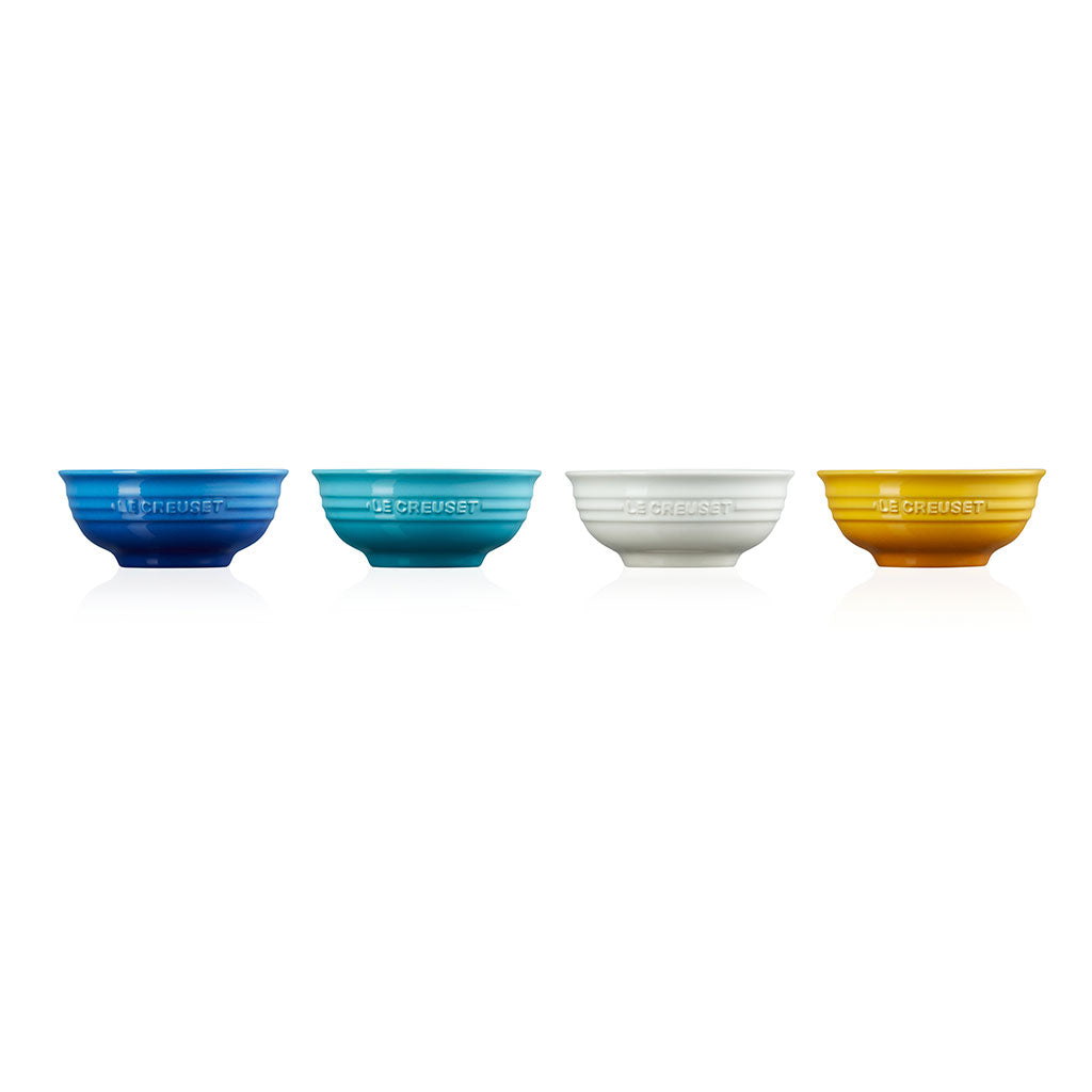 Set de 4 mini boles cerámicos Riviera de Le Creuset-LEC89244101219130