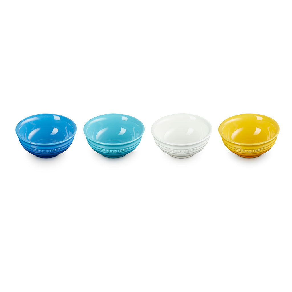 Set de 4 mini boles cerámicos Riviera de Le Creuset-LEC89244101219130